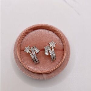 Sterling silver star earrings